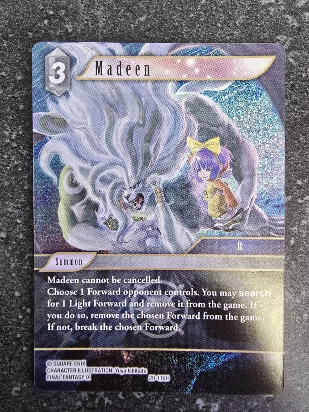 Final Fantasy TCG - Madeen (29-116H) Foil Summon Card - FF IX